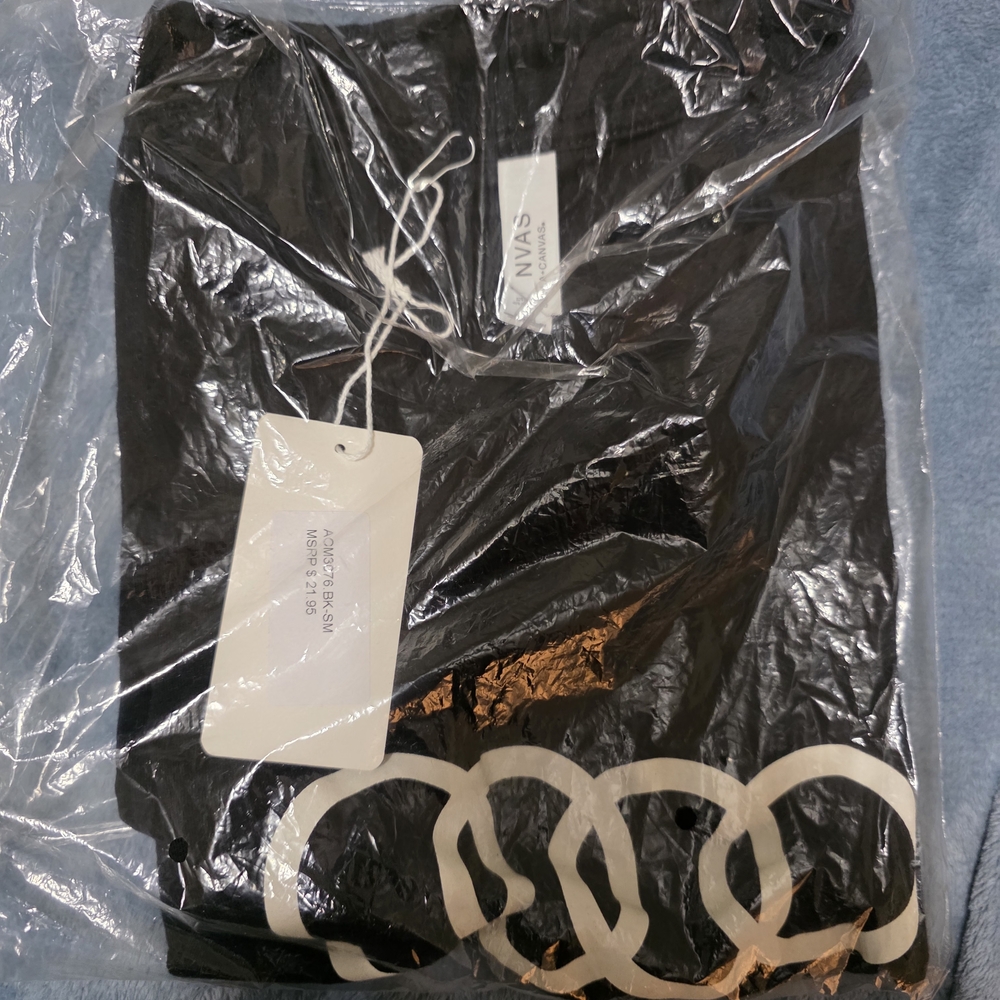 Black and White Audi Logo T Shirt